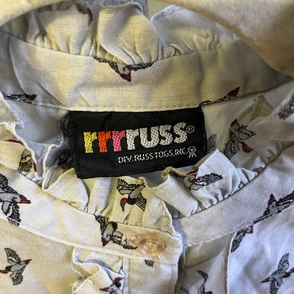 VINTAGE FUNKY STATEMENT DUCK BUTTON DOWN - Picture 5 of 5